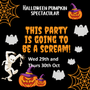 Halloween Pumpkin Carving Spectacular 29th and 30th Oct 10-12.30